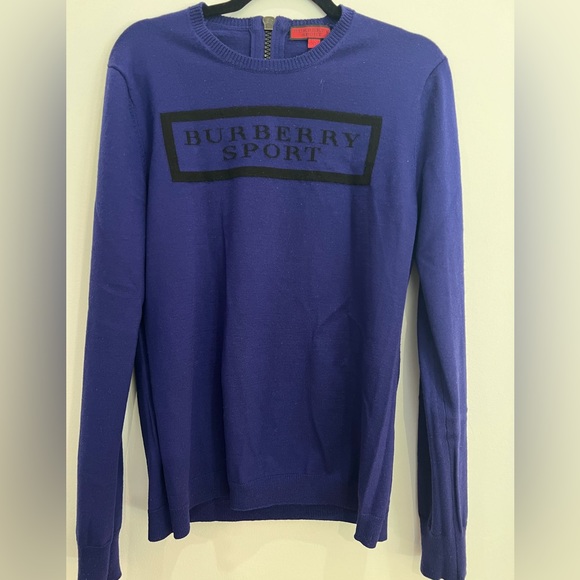 Burberry Sport Sweater Women Size XL Color Purple